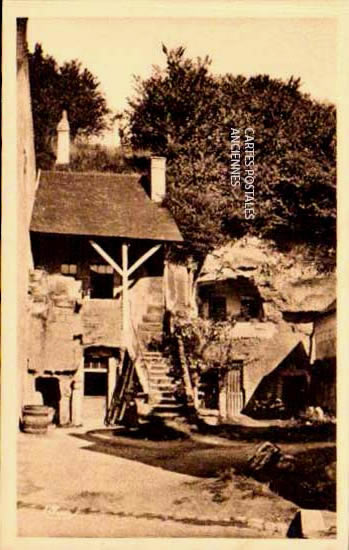 Cartes postales anciennes > CARTES POSTALES > carte postale ancienne > cartes-postales-ancienne.com Indre et loire  Villaines Les Rochers
