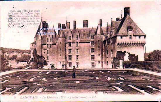 Cartes postales anciennes > CARTES POSTALES > carte postale ancienne > cartes-postales-ancienne.com Indre et loire  Langeais