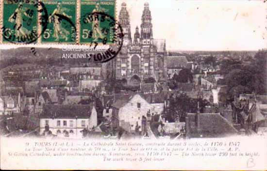 Cartes postales anciennes > CARTES POSTALES > carte postale ancienne > cartes-postales-ancienne.com Indre et loire  Tours