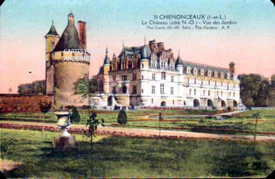 Cartes postales anciennes > CARTES POSTALES > carte postale ancienne > cartes-postales-ancienne.com Indre et loire  Chenonceaux