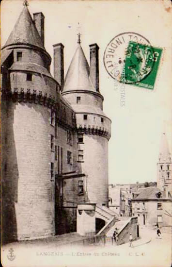 Cartes postales anciennes > CARTES POSTALES > carte postale ancienne > cartes-postales-ancienne.com Centre val de loire  Indre et loire Langeais