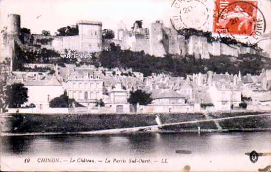 Cartes postales anciennes > CARTES POSTALES > carte postale ancienne > cartes-postales-ancienne.com Centre val de loire  Indre et loire Chinon