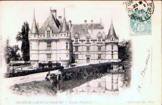 Cartes postales anciennes > CARTES POSTALES > carte postale ancienne > cartes-postales-ancienne.com Indre et loire  Azay Le Rideau