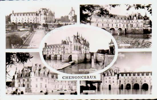 Cartes postales anciennes > CARTES POSTALES > carte postale ancienne > cartes-postales-ancienne.com Indre et loire  Chenonceaux