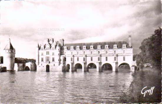 Cartes postales anciennes > CARTES POSTALES > carte postale ancienne > cartes-postales-ancienne.com Indre et loire  Chenonceaux