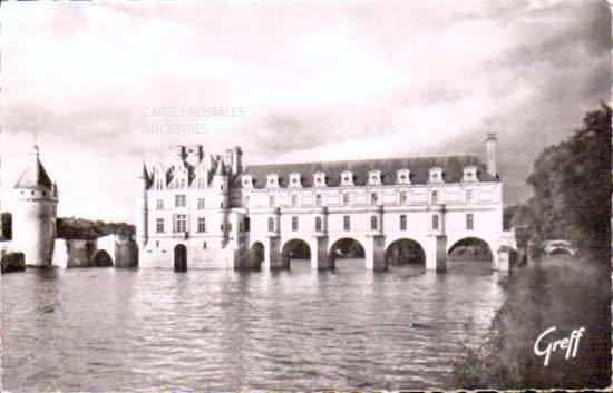 Cartes postales anciennes > CARTES POSTALES > carte postale ancienne > cartes-postales-ancienne.com Centre val de loire  Indre et loire Chenonceaux