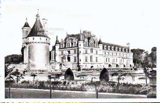 Cartes postales anciennes > CARTES POSTALES > carte postale ancienne > cartes-postales-ancienne.com Centre val de loire  Indre et loire Chenonceaux