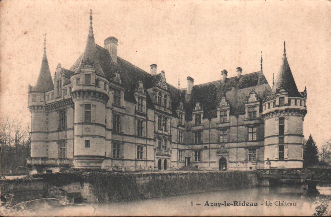 Cartes postales anciennes > CARTES POSTALES > carte postale ancienne > cartes-postales-ancienne.com Indre et loire  Azay Le Rideau