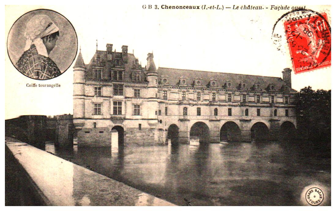 Cartes postales anciennes > CARTES POSTALES > carte postale ancienne > cartes-postales-ancienne.com Centre val de loire  Indre et loire Chenonceaux