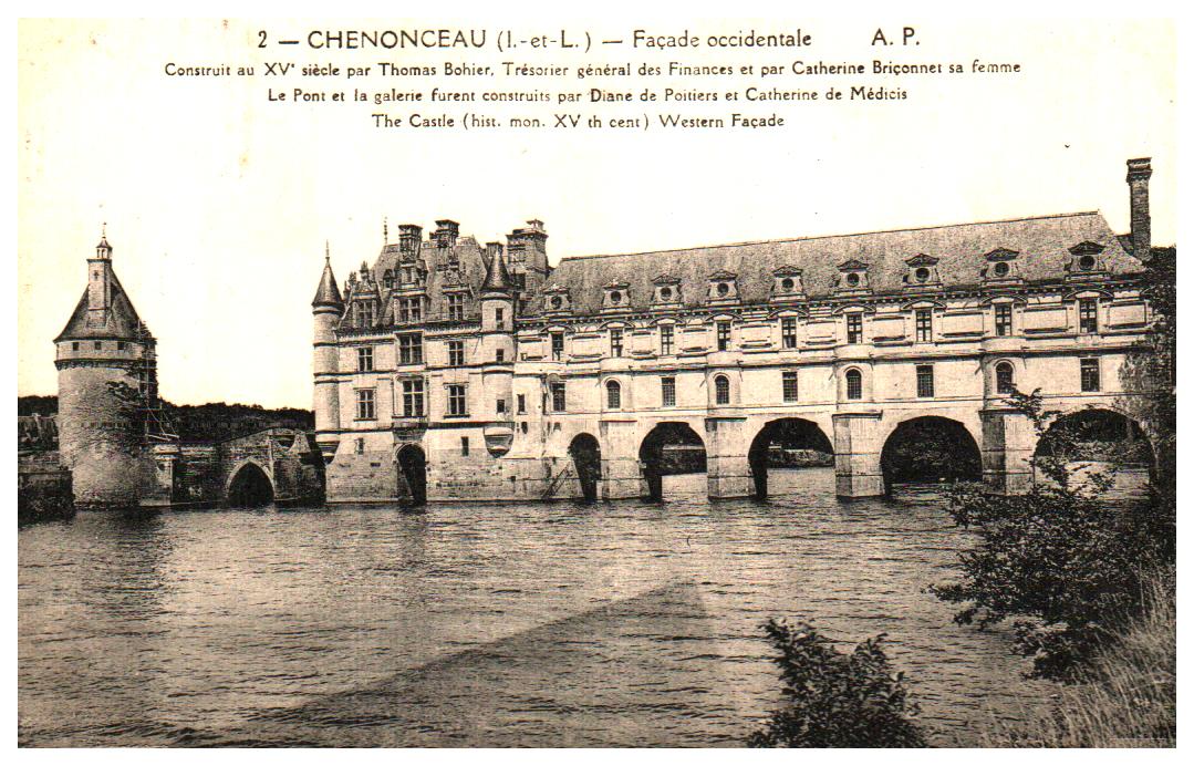 Cartes postales anciennes > CARTES POSTALES > carte postale ancienne > cartes-postales-ancienne.com Indre et loire 37 Chenonceaux