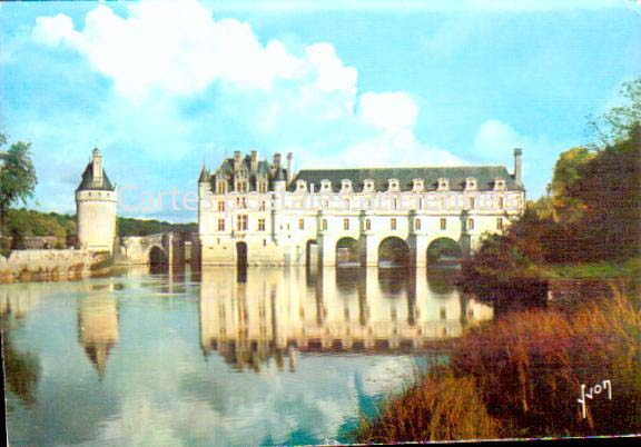 Cartes postales anciennes > CARTES POSTALES > carte postale ancienne > cartes-postales-ancienne.com Indre et loire 37 Chenonceaux