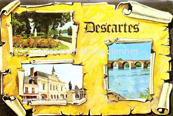 Cartes postales anciennes > CARTES POSTALES > carte postale ancienne > cartes-postales-ancienne.com Centre val de loire  Indre et loire Descartes