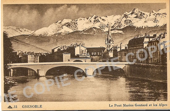 Cartes postales anciennes > CARTES POSTALES > carte postale ancienne > cartes-postales-ancienne.com Auvergne rhone alpes Isere Grenoble