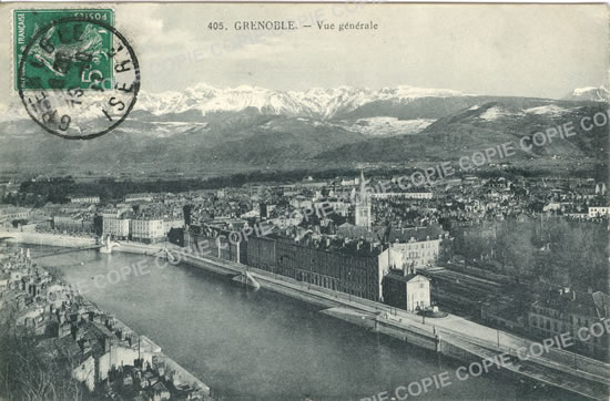 Cartes postales anciennes > CARTES POSTALES > carte postale ancienne > cartes-postales-ancienne.com Auvergne rhone alpes Isere Grenoble