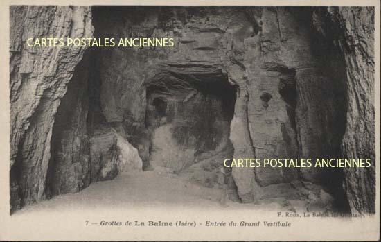 Cartes postales anciennes > CARTES POSTALES > carte postale ancienne > cartes-postales-ancienne.com Auvergne rhone alpes Isere La Balme Les Grottes