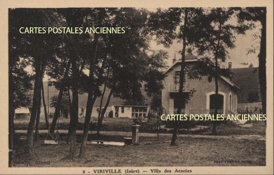 Cartes postales anciennes > CARTES POSTALES > carte postale ancienne > cartes-postales-ancienne.com Auvergne rhone alpes Isere Viriville