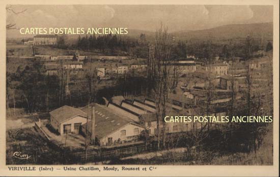 Cartes postales anciennes > CARTES POSTALES > carte postale ancienne > cartes-postales-ancienne.com Auvergne rhone alpes Isere Viriville