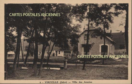 Cartes postales anciennes > CARTES POSTALES > carte postale ancienne > cartes-postales-ancienne.com Auvergne rhone alpes Isere Viriville