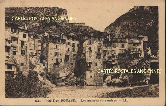 Cartes postales anciennes > CARTES POSTALES > carte postale ancienne > cartes-postales-ancienne.com Auvergne rhone alpes Isere Pont En Royans