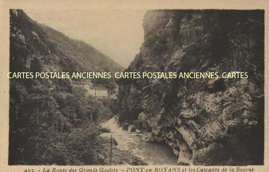 Cartes postales anciennes > CARTES POSTALES > carte postale ancienne > cartes-postales-ancienne.com Auvergne rhone alpes Isere Pont En Royans