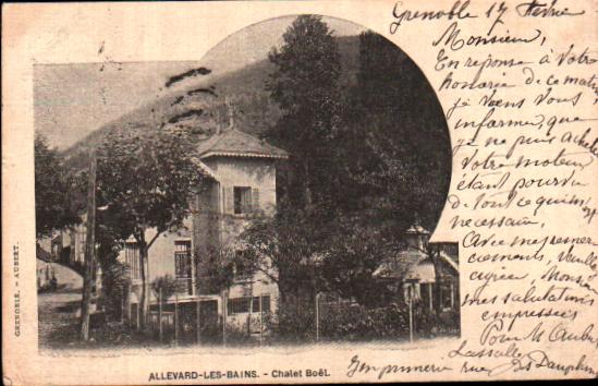 Cartes postales anciennes > CARTES POSTALES > carte postale ancienne > cartes-postales-ancienne.com Auvergne rhone alpes Isere Allevard