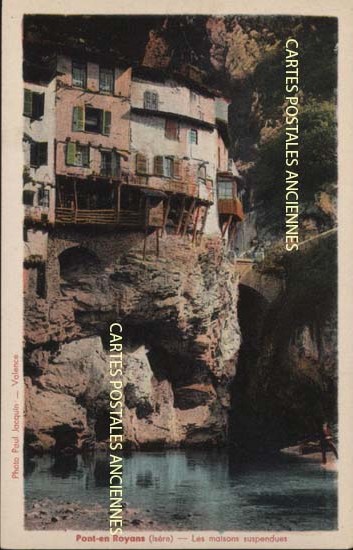Cartes postales anciennes > CARTES POSTALES > carte postale ancienne > cartes-postales-ancienne.com Auvergne rhone alpes Isere Pont En Royans