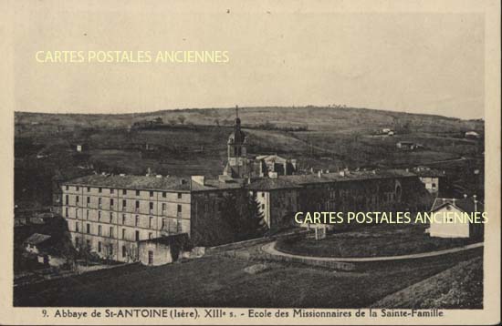 Cartes postales anciennes > CARTES POSTALES > carte postale ancienne > cartes-postales-ancienne.com Auvergne rhone alpes Isere Saint-Antoine-l'Abbaye