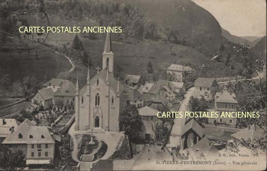 Cartes postales anciennes > CARTES POSTALES > carte postale ancienne > cartes-postales-ancienne.com Auvergne rhone alpes Isere Saint Pierre d'Entremont