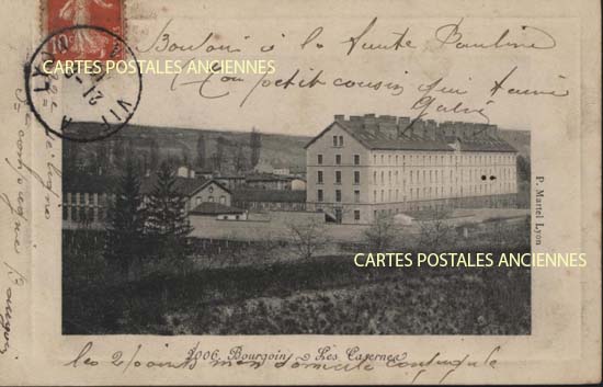 Cartes postales anciennes > CARTES POSTALES > carte postale ancienne > cartes-postales-ancienne.com Auvergne rhone alpes Isere Bourgoin Jallieu