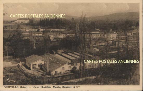 Cartes postales anciennes > CARTES POSTALES > carte postale ancienne > cartes-postales-ancienne.com Auvergne rhone alpes Isere Viriville