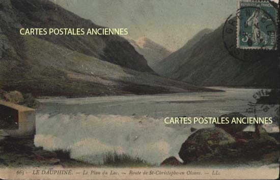 Cartes postales anciennes > CARTES POSTALES > carte postale ancienne > cartes-postales-ancienne.com Auvergne rhone alpes Isere Saint Christophe En Oisans