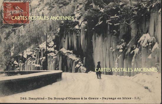 Cartes postales anciennes > CARTES POSTALES > carte postale ancienne > cartes-postales-ancienne.com Isere  Le Bourg d'Oisans