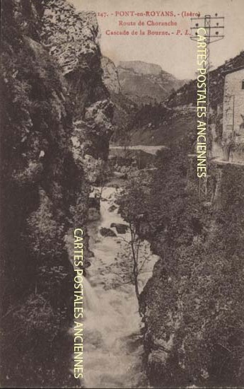 Cartes postales anciennes > CARTES POSTALES > carte postale ancienne > cartes-postales-ancienne.com Auvergne rhone alpes Isere Pont En Royans