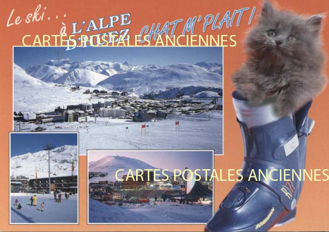 Cartes postales anciennes > CARTES POSTALES > carte postale ancienne > cartes-postales-ancienne.com Auvergne rhone alpes Isere Huez