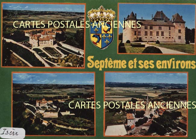 Cartes postales anciennes > CARTES POSTALES > carte postale ancienne > cartes-postales-ancienne.com Auvergne rhone alpes Isere Septeme