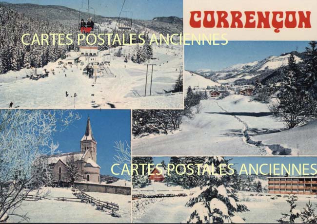 Cartes postales anciennes > CARTES POSTALES > carte postale ancienne > cartes-postales-ancienne.com Auvergne rhone alpes Isere Correncon En Vercors