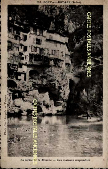 Cartes postales anciennes > CARTES POSTALES > carte postale ancienne > cartes-postales-ancienne.com Auvergne rhone alpes Isere Pont En Royans