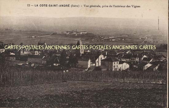 Cartes postales anciennes > CARTES POSTALES > carte postale ancienne > cartes-postales-ancienne.com Auvergne rhone alpes Isere La Cote Saint Andre