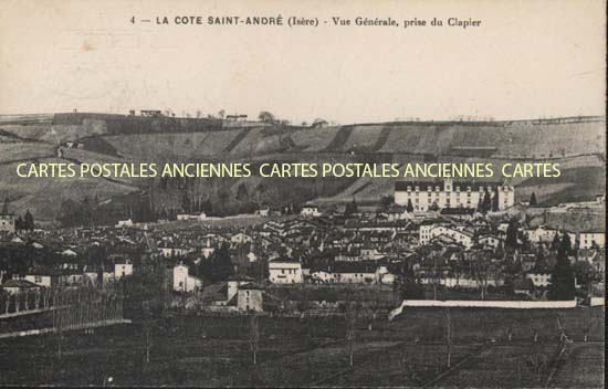 Cartes postales anciennes > CARTES POSTALES > carte postale ancienne > cartes-postales-ancienne.com Auvergne rhone alpes Isere La Cote Saint Andre