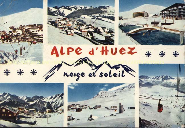 Cartes postales anciennes > CARTES POSTALES > carte postale ancienne > cartes-postales-ancienne.com Auvergne rhone alpes Isere Huez