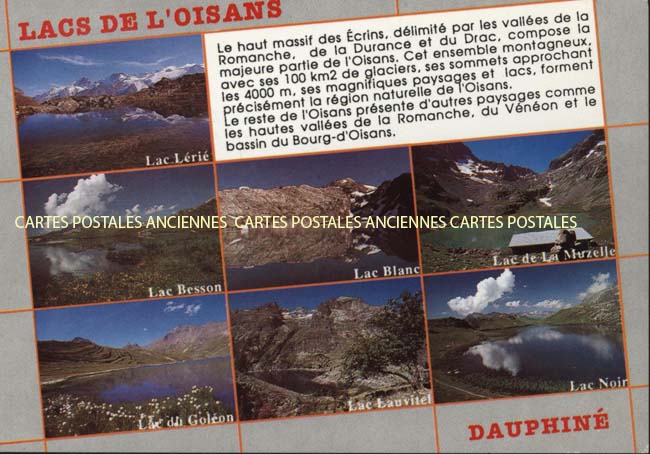 Cartes postales anciennes > CARTES POSTALES > carte postale ancienne > cartes-postales-ancienne.com Auvergne rhone alpes Isere Le Bourg d'Oisans