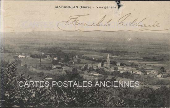 Cartes postales anciennes > CARTES POSTALES > carte postale ancienne > cartes-postales-ancienne.com Auvergne rhone alpes Isere Marcollin