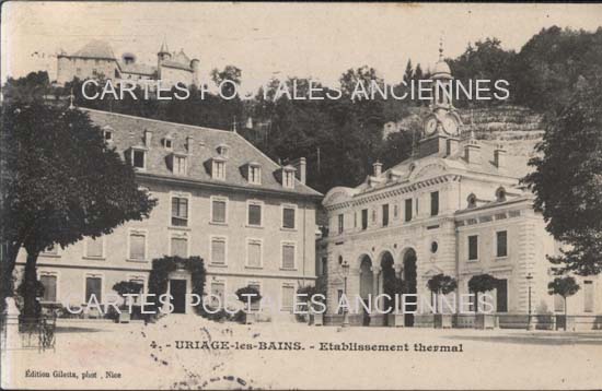 Cartes postales anciennes > CARTES POSTALES > carte postale ancienne > cartes-postales-ancienne.com Auvergne rhone alpes Isere Uriage