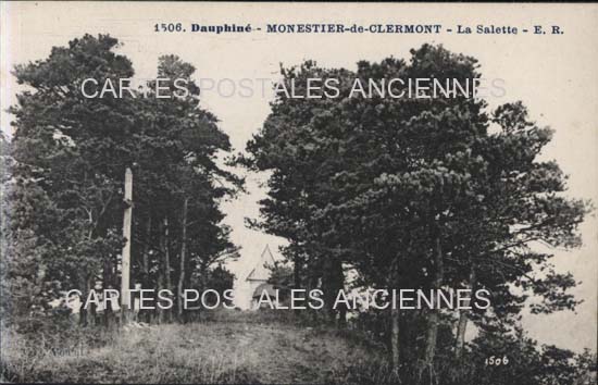 Cartes postales anciennes > CARTES POSTALES > carte postale ancienne > cartes-postales-ancienne.com Auvergne rhone alpes Isere Monestier De Clermont