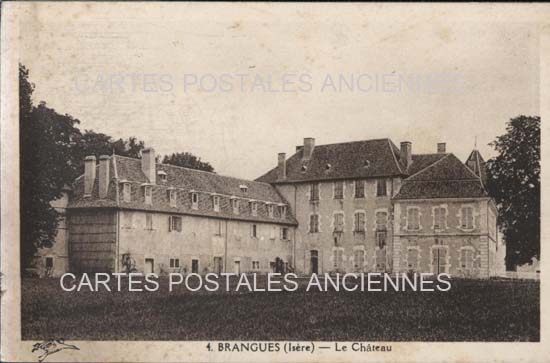 Cartes postales anciennes > CARTES POSTALES > carte postale ancienne > cartes-postales-ancienne.com Auvergne rhone alpes Isere Brangues