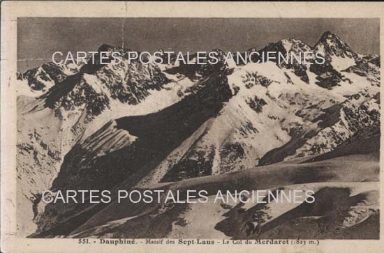 Cartes postales anciennes > CARTES POSTALES > carte postale ancienne > cartes-postales-ancienne.com Auvergne rhone alpes Isere Vaujany