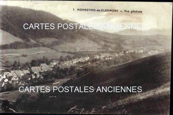 Cartes postales anciennes > CARTES POSTALES > carte postale ancienne > cartes-postales-ancienne.com Auvergne rhone alpes Isere Monestier De Clermont