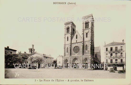 Cartes postales anciennes > CARTES POSTALES > carte postale ancienne > cartes-postales-ancienne.com Auvergne rhone alpes Isere Bourgoin Jallieu