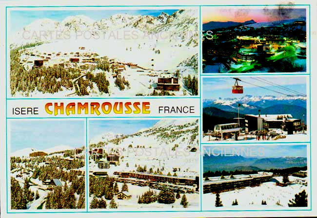 Cartes postales anciennes > CARTES POSTALES > carte postale ancienne > cartes-postales-ancienne.com Auvergne rhone alpes Isere Chamrousse