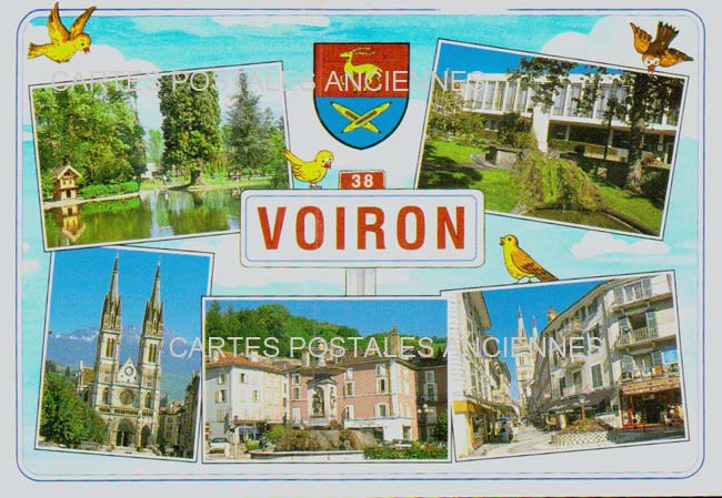 Cartes postales anciennes > CARTES POSTALES > carte postale ancienne > cartes-postales-ancienne.com Auvergne rhone alpes Isere Voiron